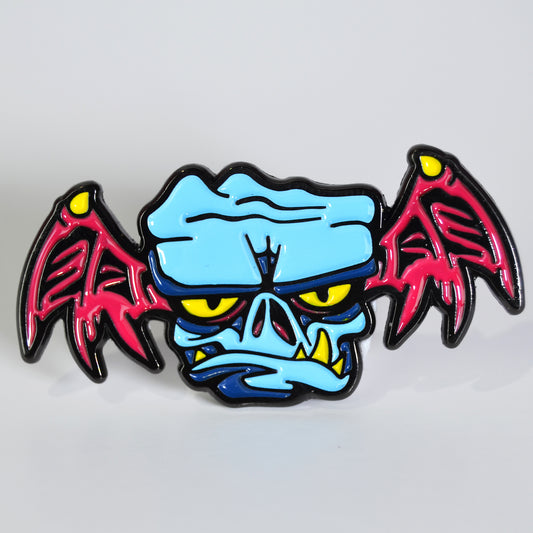Little Goblin blue soft enamel lapel pin